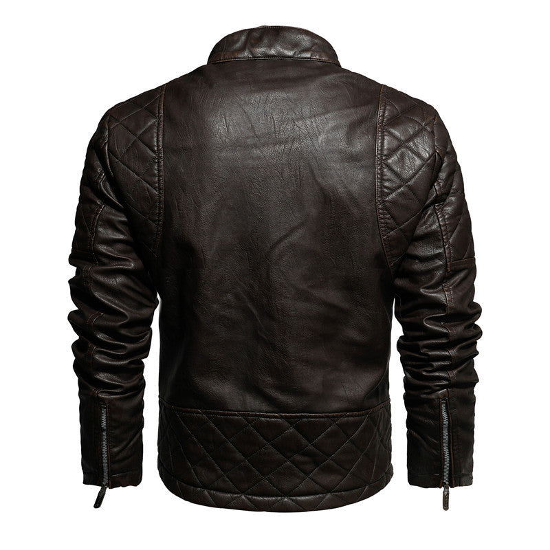 Men Autumn And Winter Leather Jackets