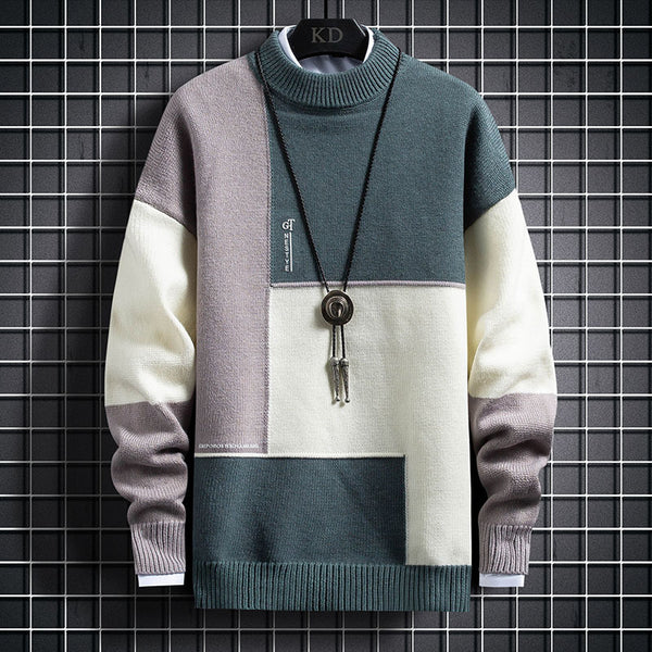 Men's Loose Fitting Knit Sweater