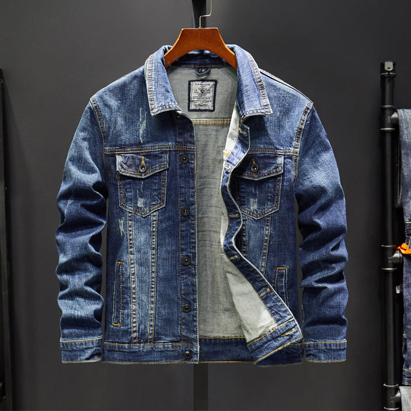 Men's Stretch Slim Denim Jacket