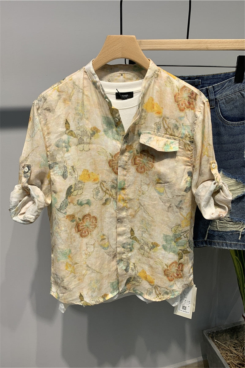 Floral Shirt Men