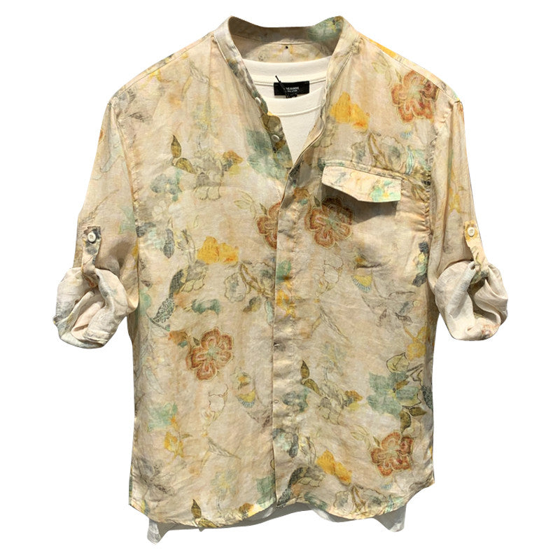 Floral Shirt Men