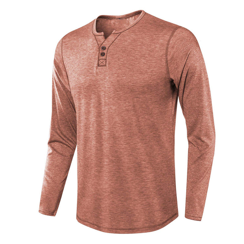 Long-Sleeved Solid Color Base T-Shirt