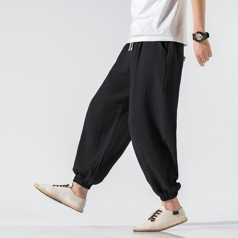 Casual Harem Pants Wide Leg Pants Men