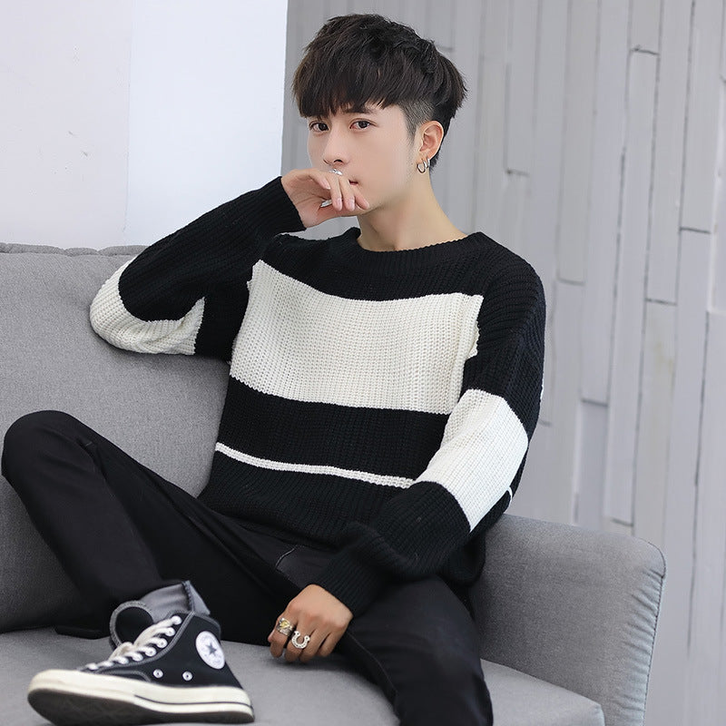 Men's Pullover Round Neck Sweater