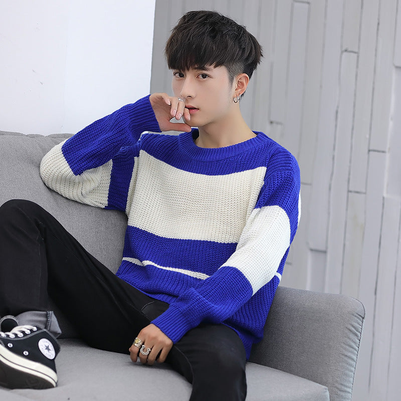 Men's Pullover Round Neck Sweater