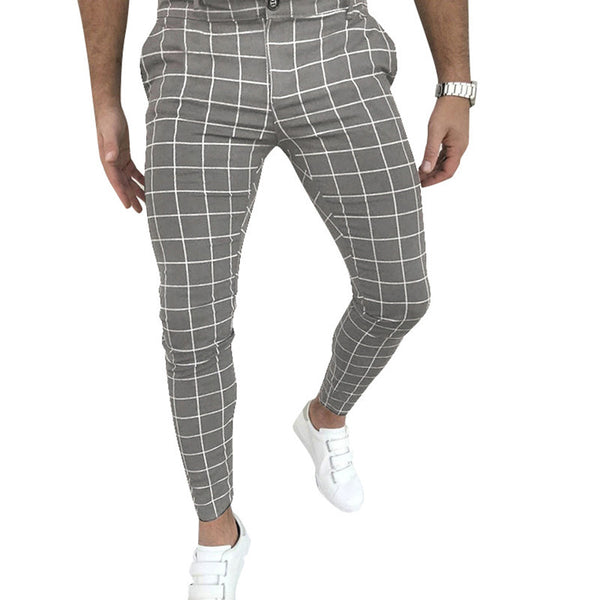 checks Casual trousers