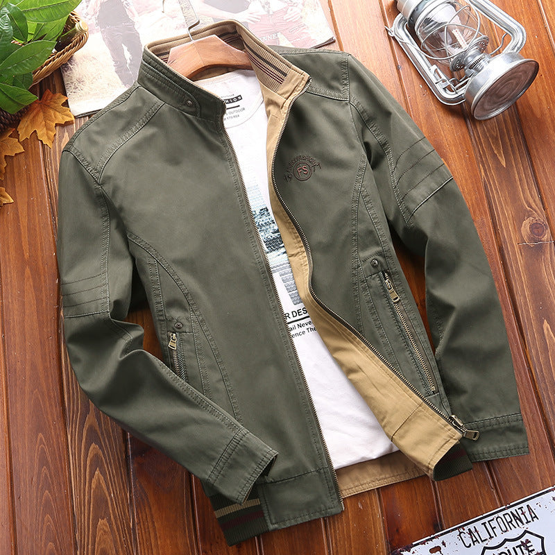 Outdoor Leisure Double-Sided Wear Loose Jacket