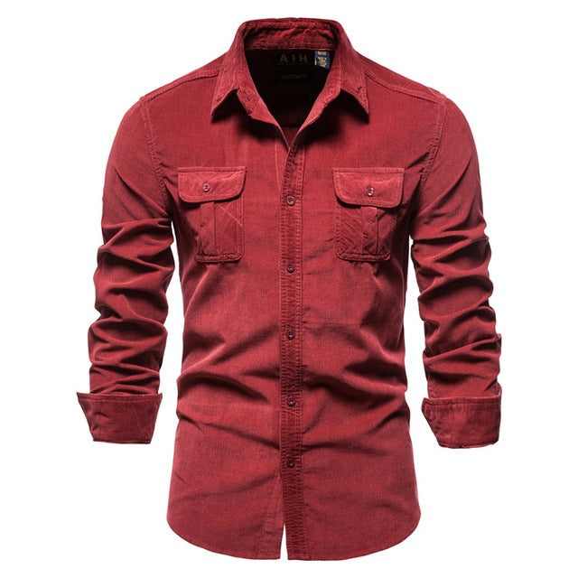 Men's Double pocket shirt for men