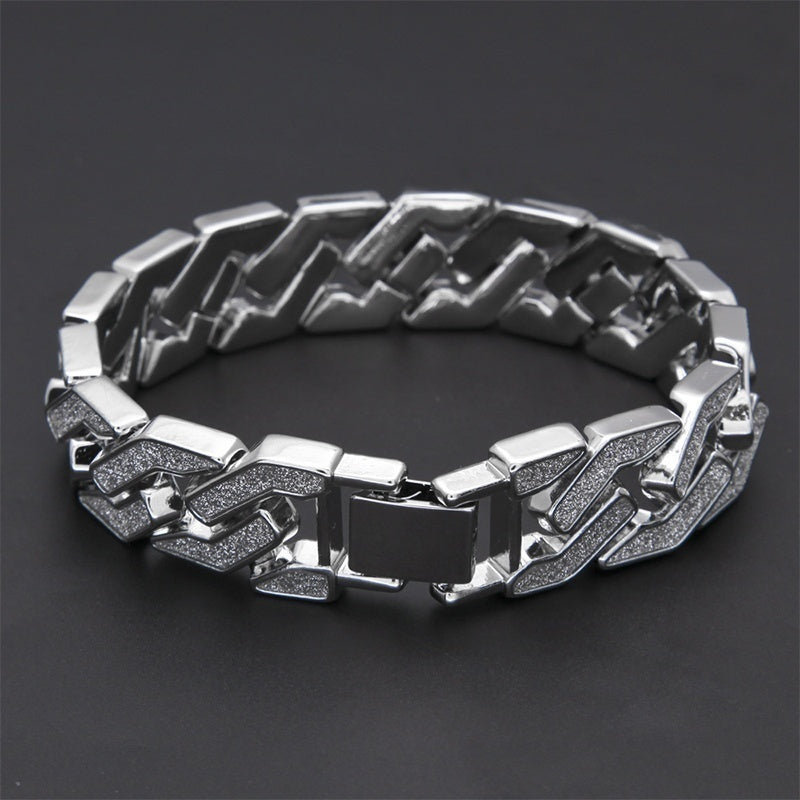 Rhinestone Cuban Bracelet