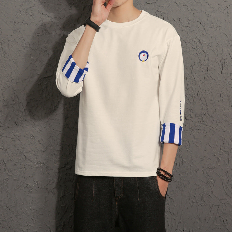 Quarter Sleeve Men's Loose T-Shirt