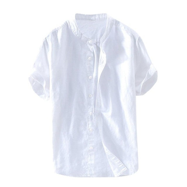 Short Sleeved Cotton Beach Shirt