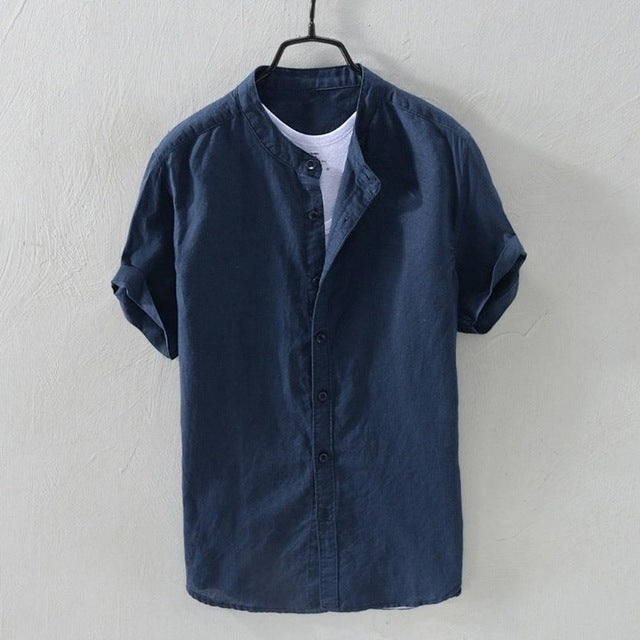 Short Sleeved Cotton Beach Shirt