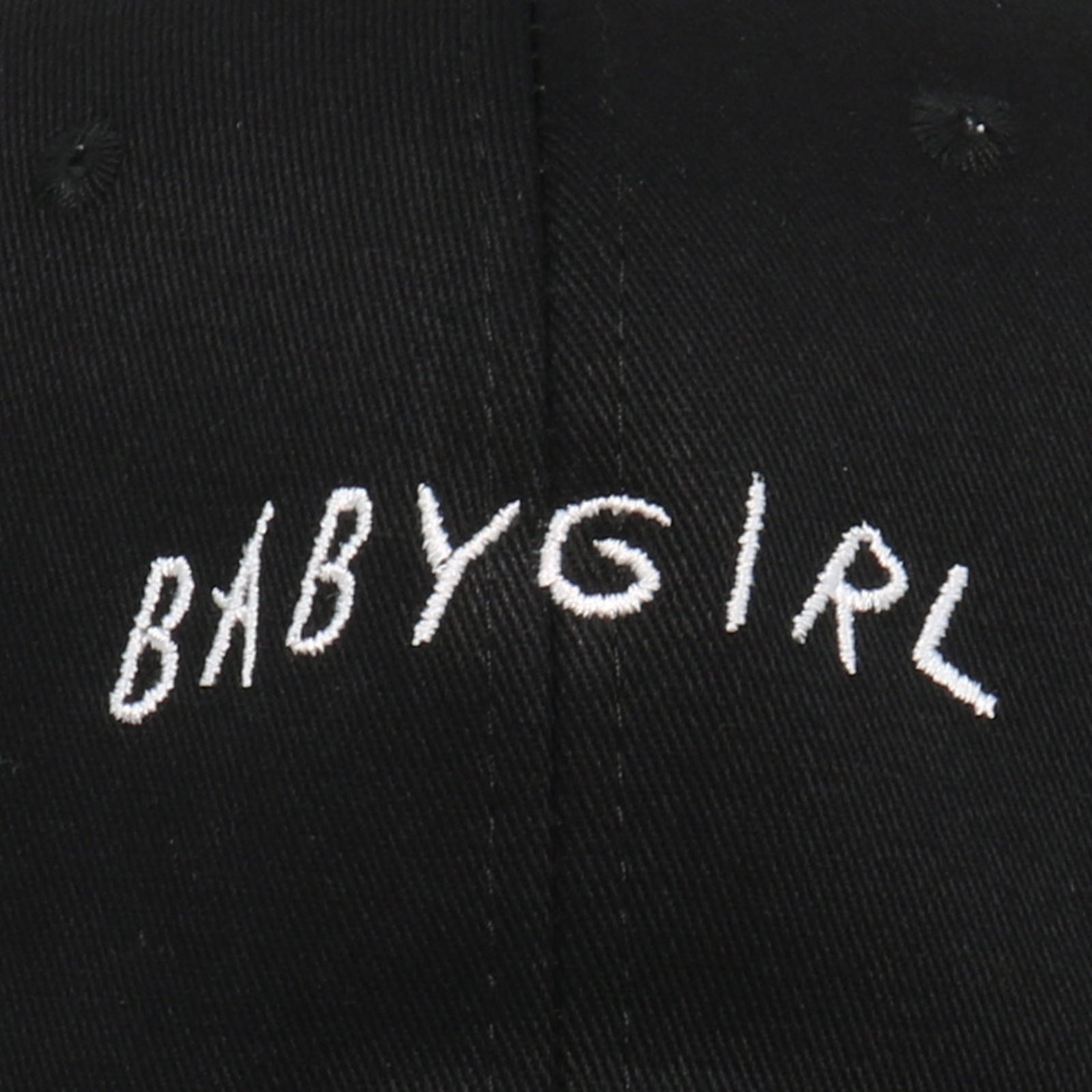 BABYGIRL Letter Embroidered Baseball Cap