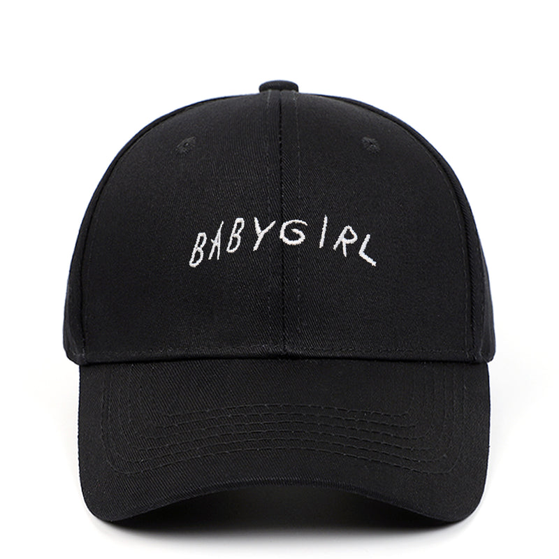 BABYGIRL Letter Embroidered Baseball Cap