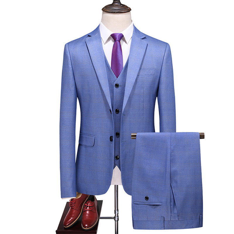 Men'S Business Three-Piece Suit