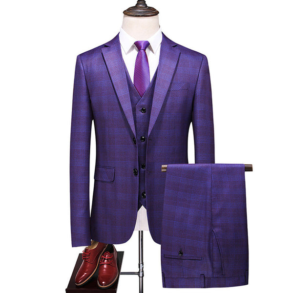 Men'S Business Three-Piece Suit