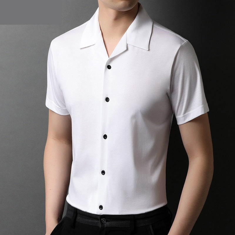 Men's Cuban Collar Summer Shirt