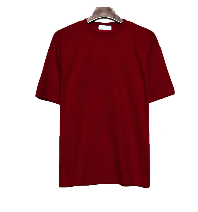 Men's Loose Solid Color T-shirt