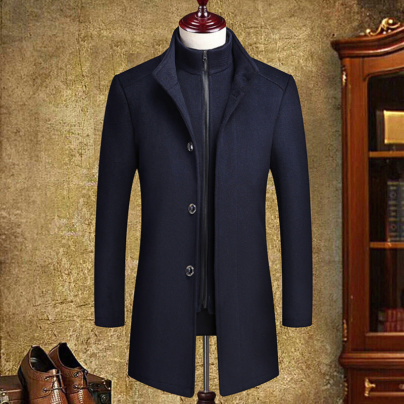 Cross-Border Foreign Trade Woolen Coat Men