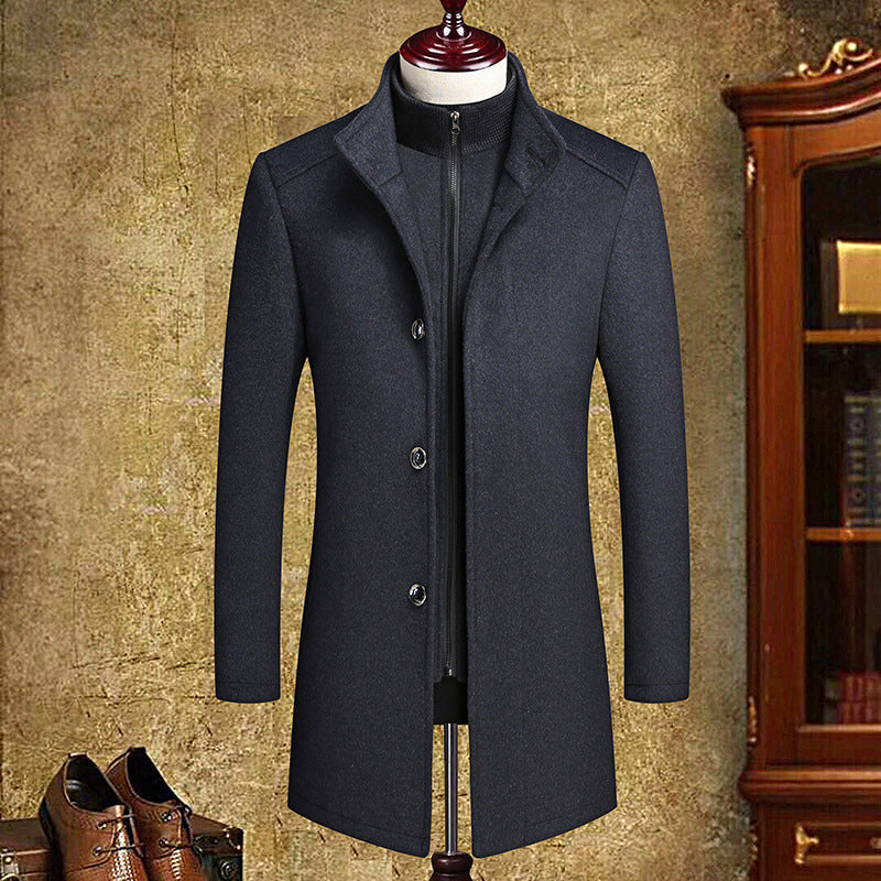 Cross-Border Foreign Trade Woolen Coat Men