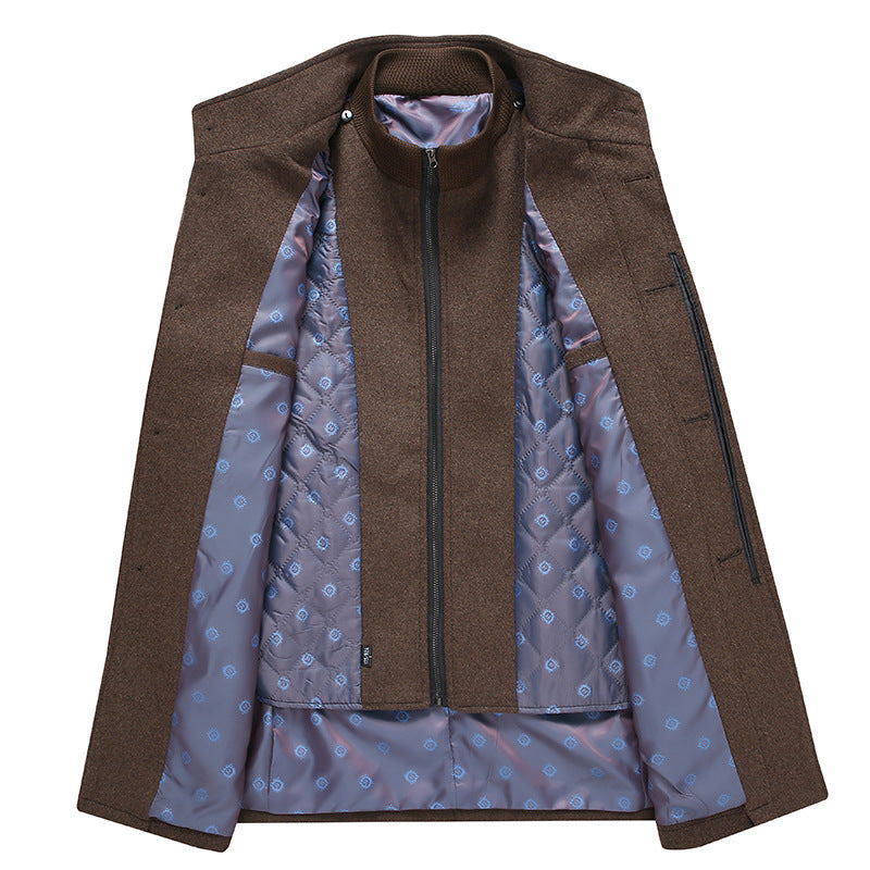 Cross-Border Foreign Trade Woolen Coat Men