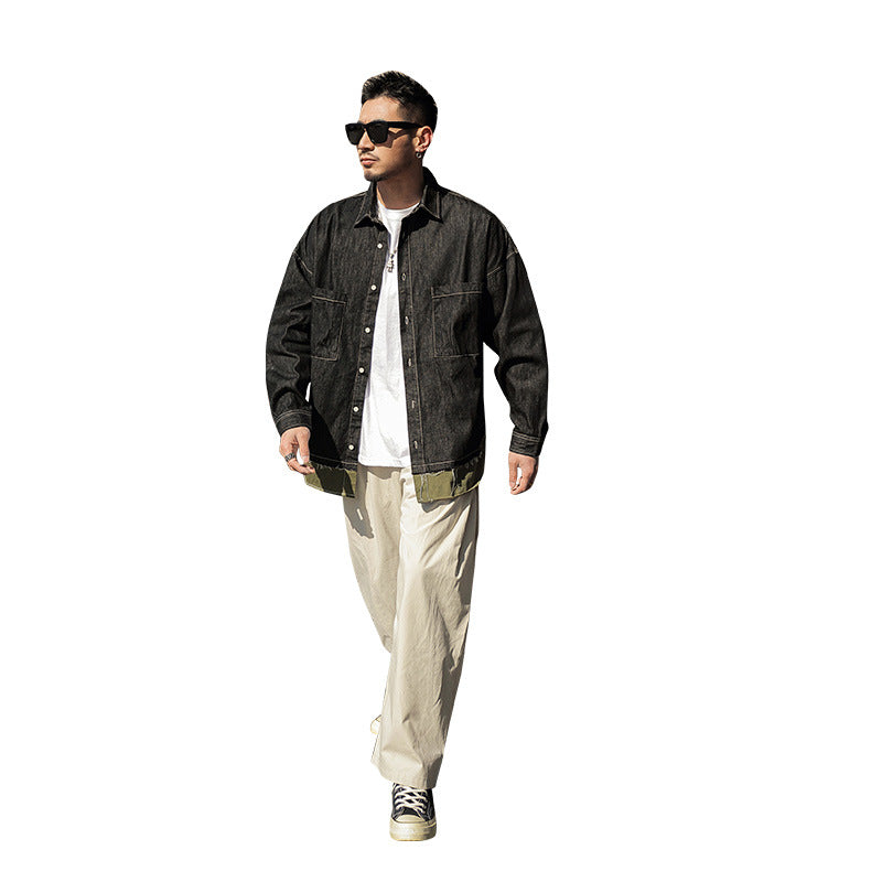 Casual Retro Shirt  Men's Jacket