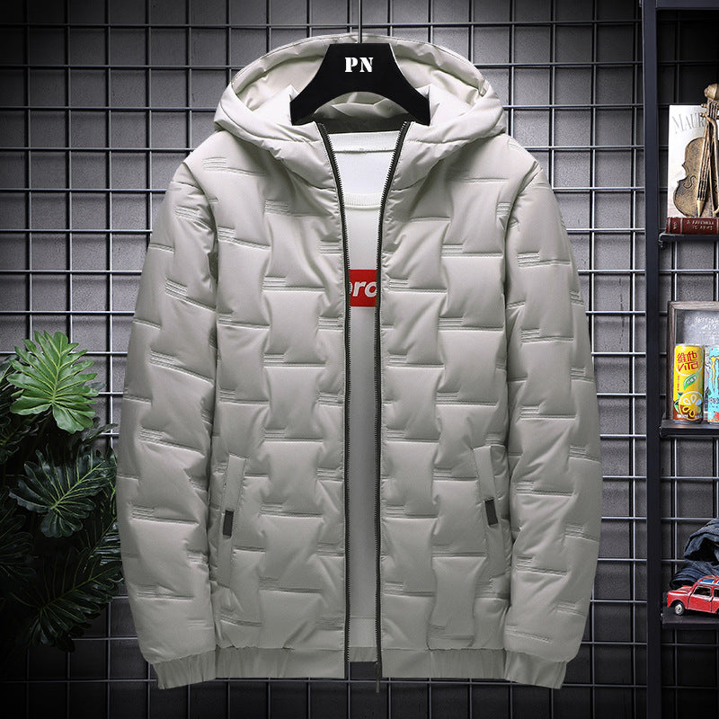 Men's Warm Hooded Cotton Jacket