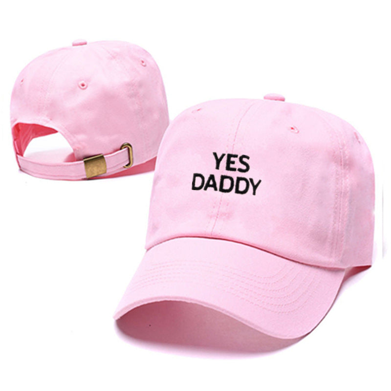 Yes Daddy Embroidery Hip-Hop cap