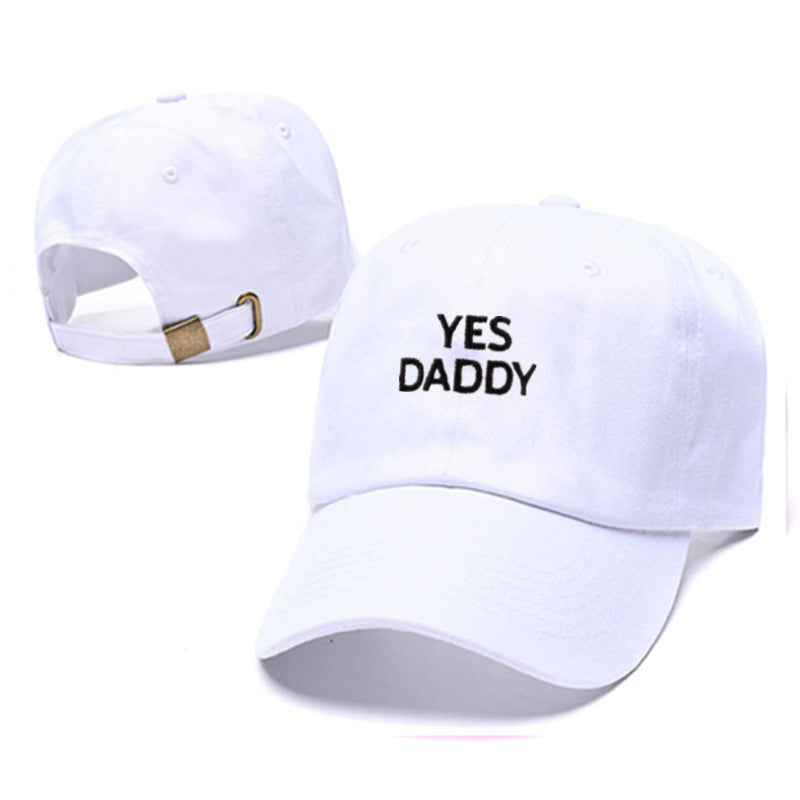 Yes Daddy Embroidery Hip-Hop cap