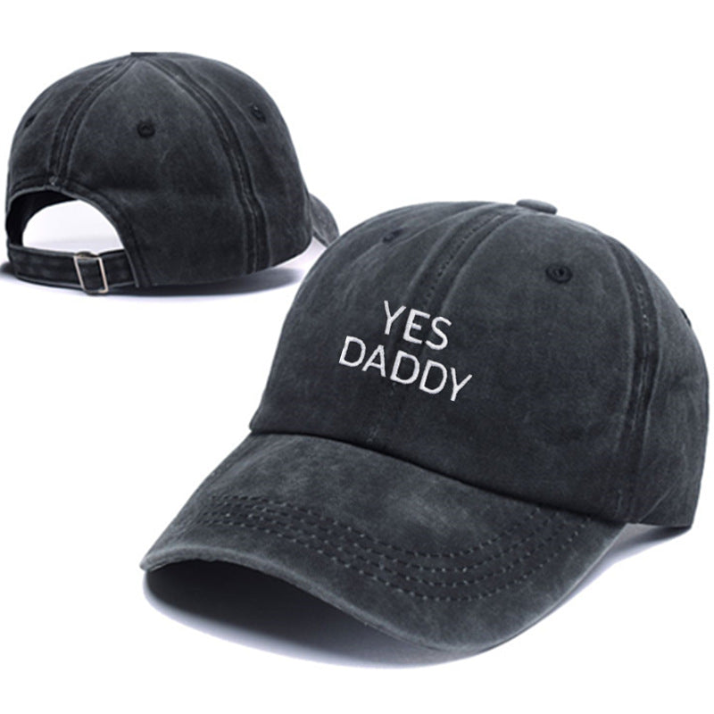 Yes Daddy Embroidery Hip-Hop cap