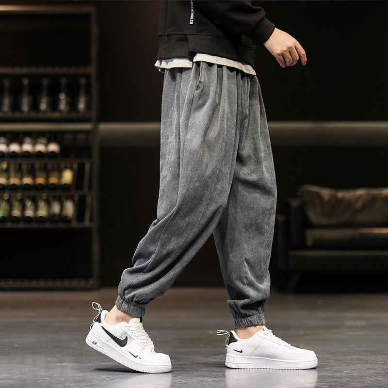 Men'S Casual Pants Corduroy Trousers