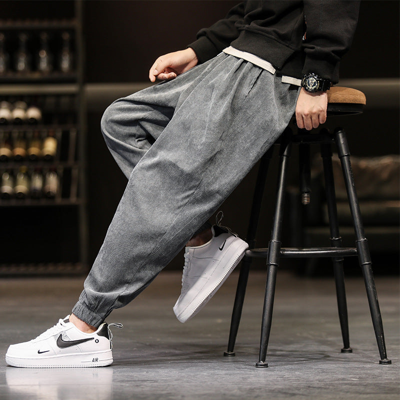 Men'S Casual Pants Corduroy Trousers