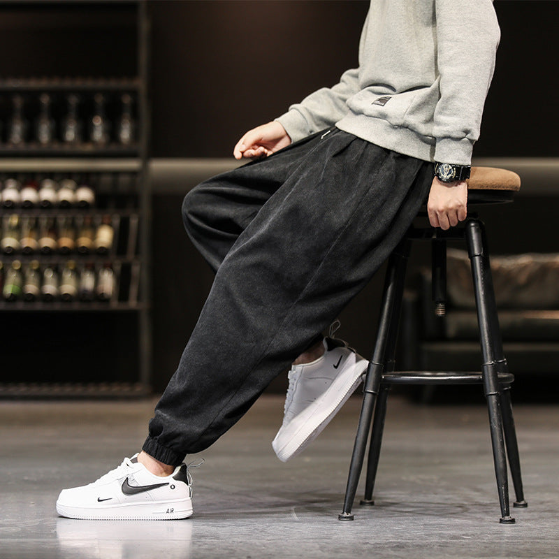 Men'S Casual Pants Corduroy Trousers