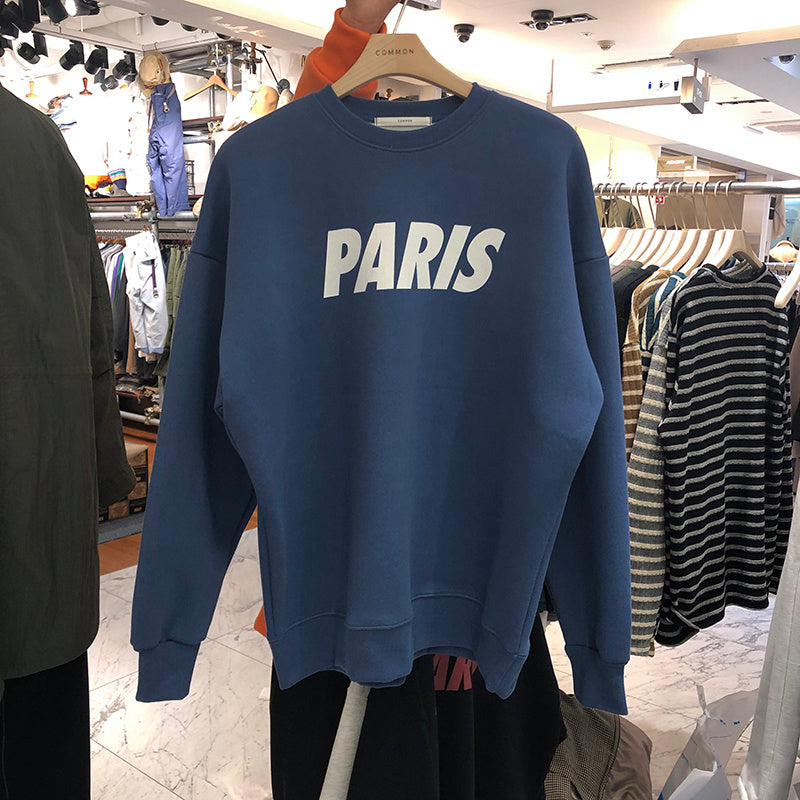 Pull ample à manches longues pour homme