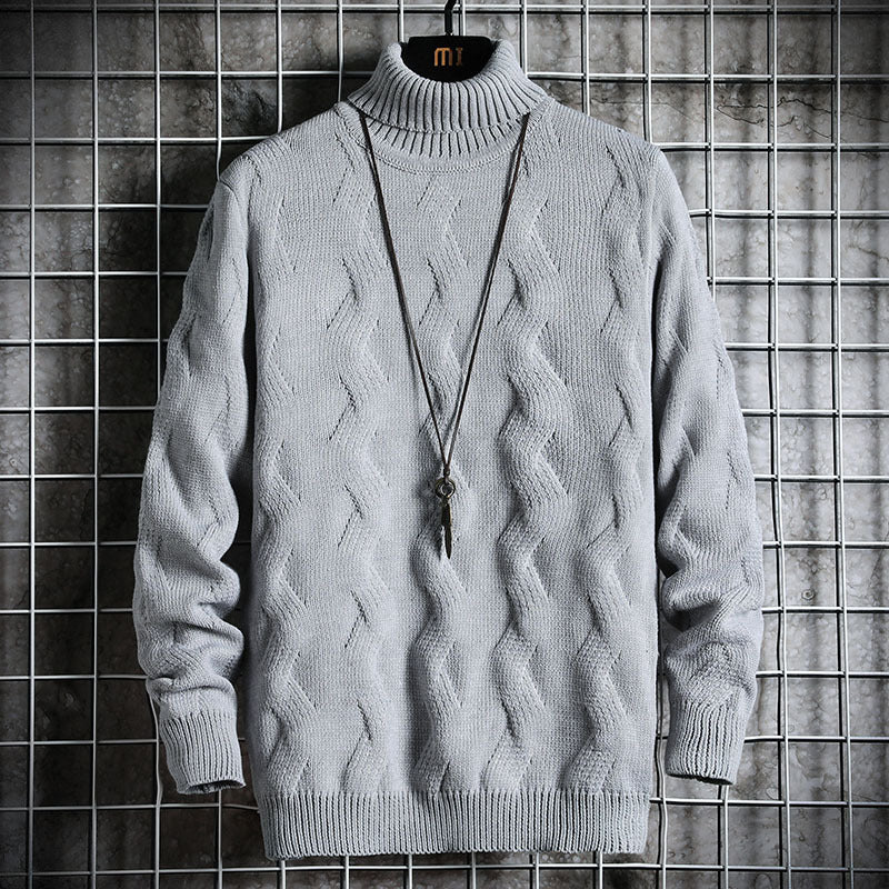 Men's Sweater Turn-over Collar sweater