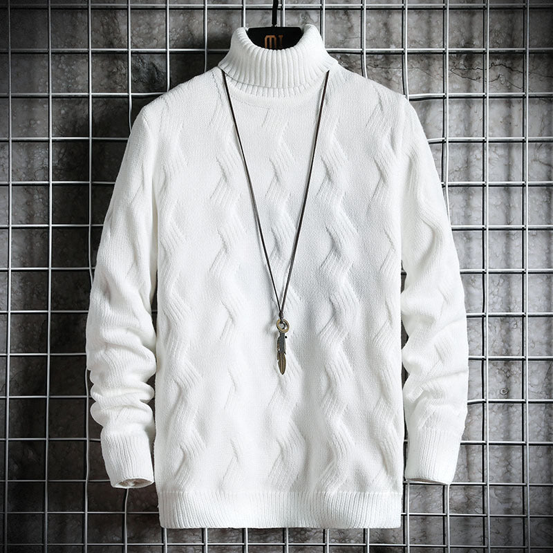 Men's Sweater Turn-over Collar sweater