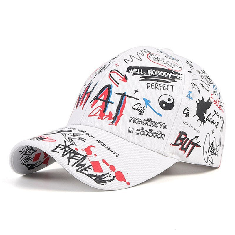 WHAT Graffiti Baseball Cap