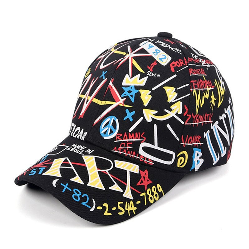 WHAT Graffiti Baseball Cap