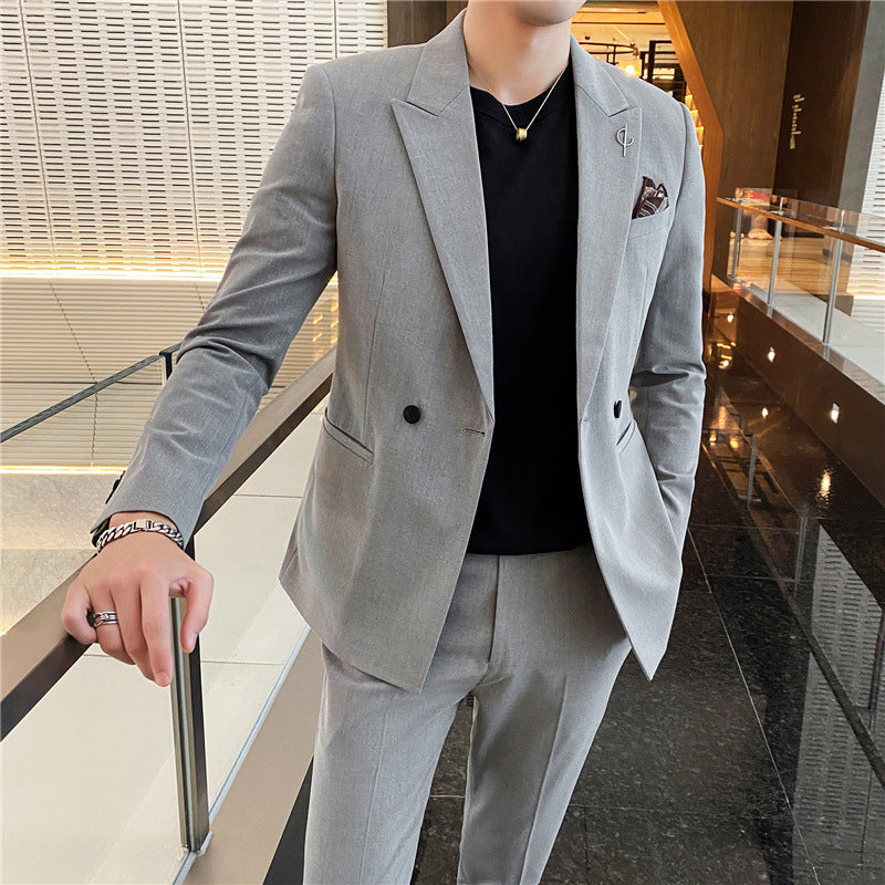 Slim-fit Trendy Business Jacket Suit