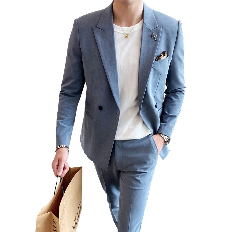 Slim-fit Trendy Business Jacket Suit