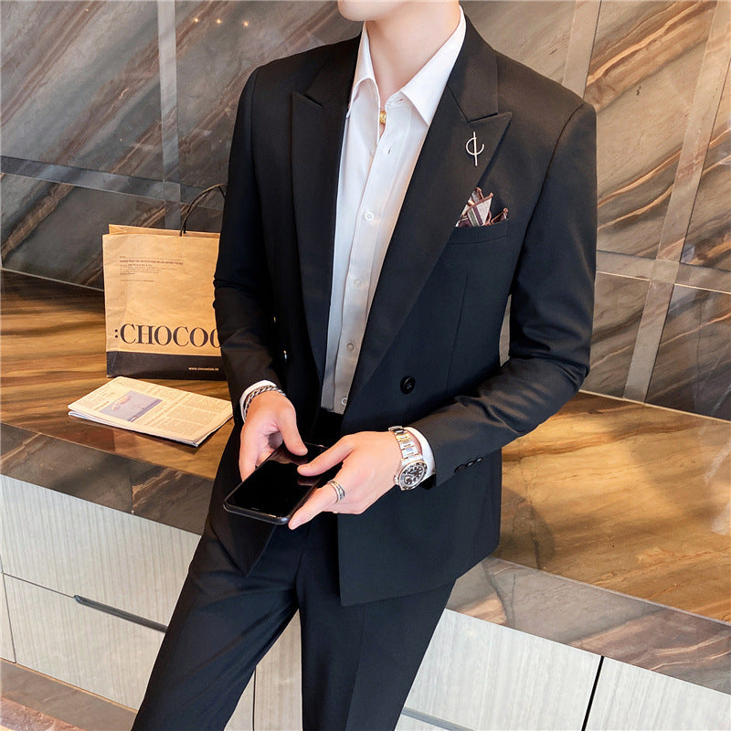 Slim-fit Trendy Business Jacket Suit