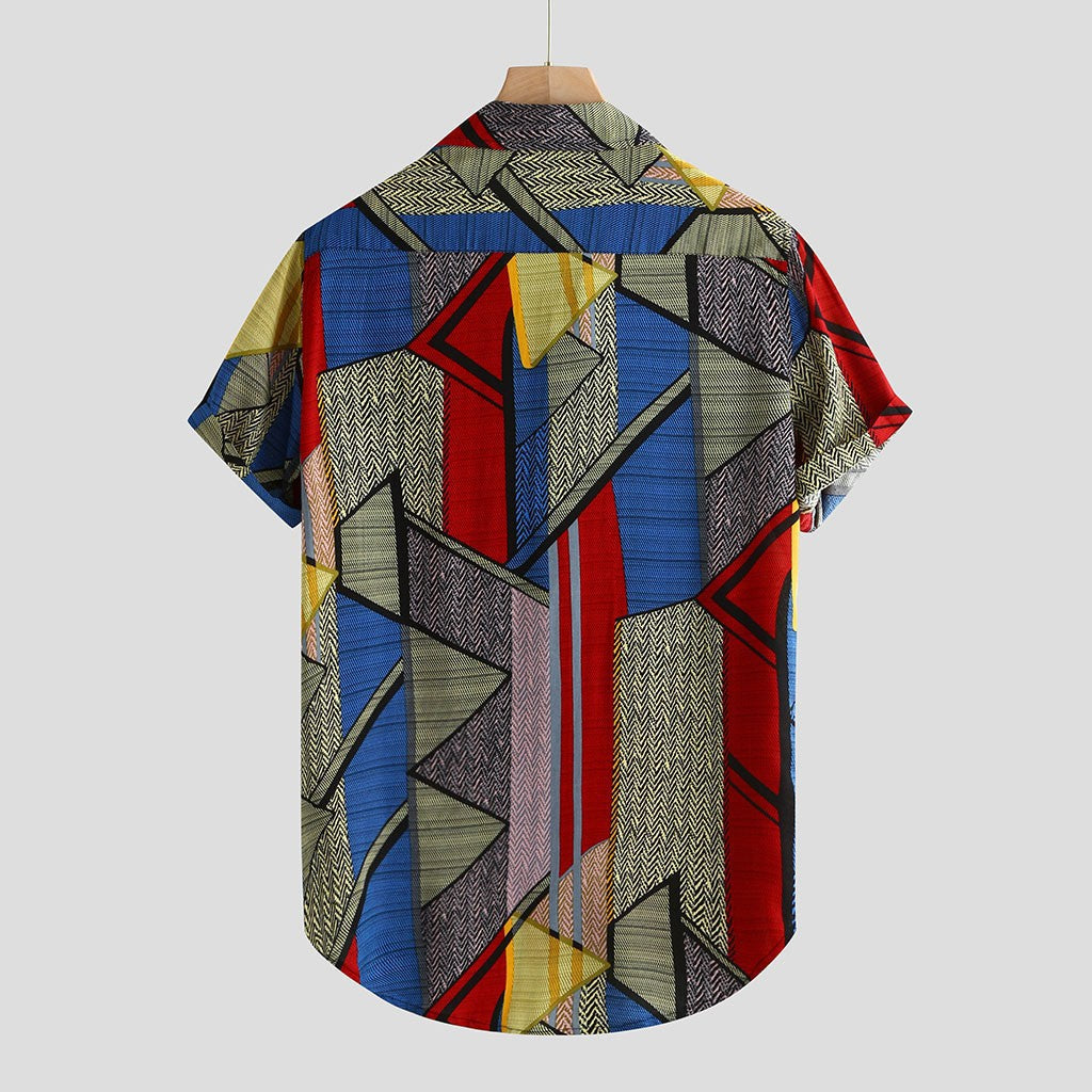 Hawaii Printing Beach Shirts Men