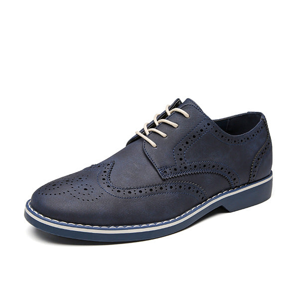 Leather Shoes Men Casual British Formal Wear Shoes