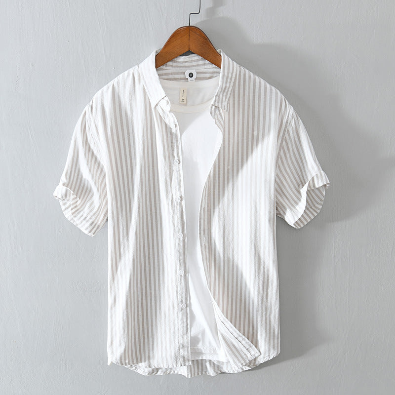 Short-Sleeved striped shirt