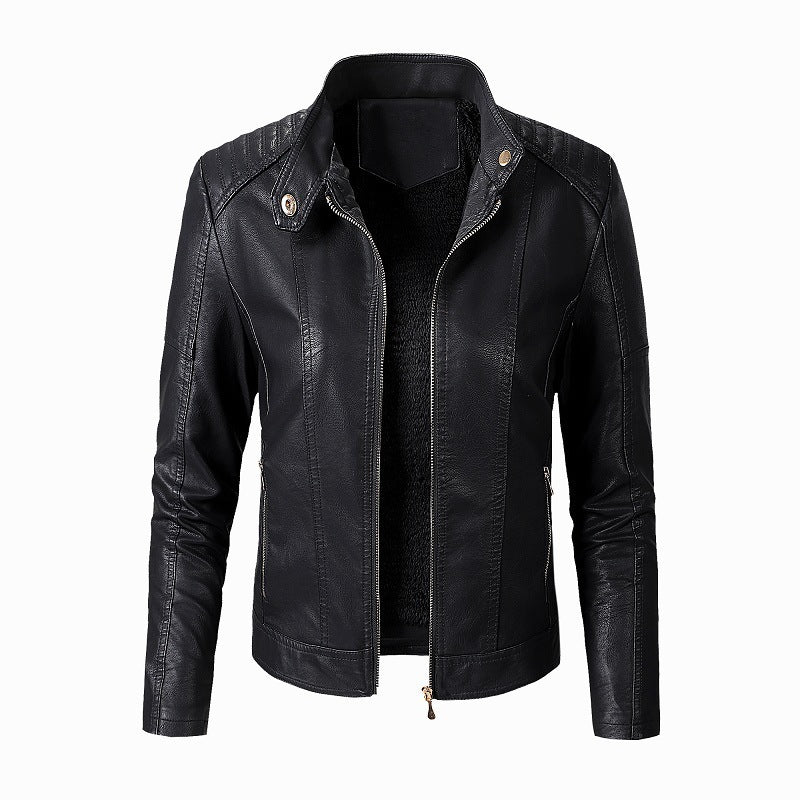 Women's Leather Plus Velvet Jackets