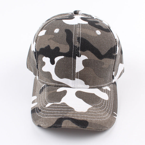 Retro Cap Camouflage Baseball Cap Men's And Women's Sun Hat Curved Brim Hat