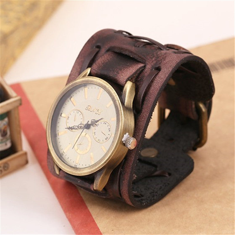 Retro Cowhide Watch