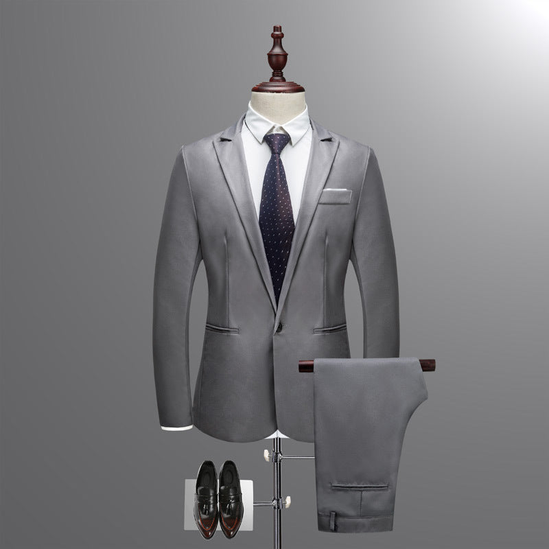 Business Suit Set for men Slim Fit Men's Suit