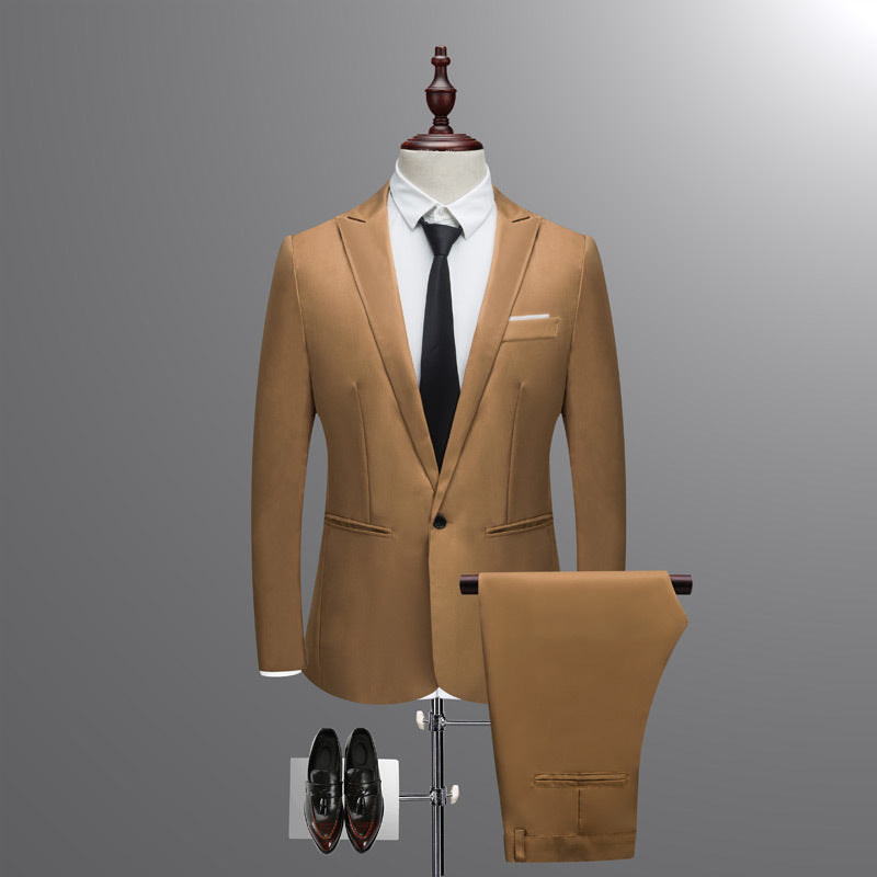 Business Suit Set for men Slim Fit Men's Suit