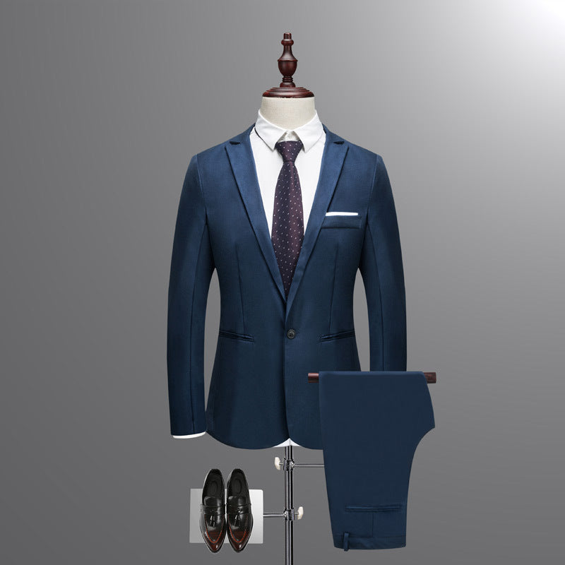 Business Suit Set for men Slim Fit Men's Suit